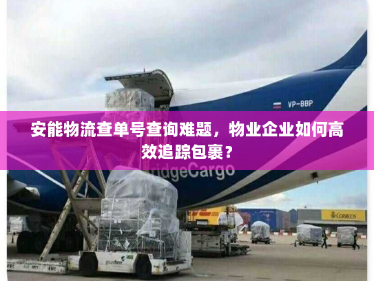安能物流查单号查询难题，物业企业如何高效追踪包裹？