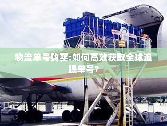 物流单号购买:如何高效获取全球追踪单号? 物流单号购买:如何高效获取全球追踪单号?