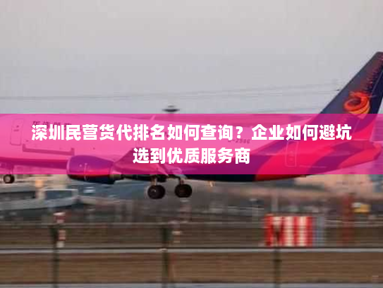 深圳民营货代排名如何查询?企业如何避坑选到优质服务商 深圳民营货代排名如何查询?企业如何避坑选到优质服务商