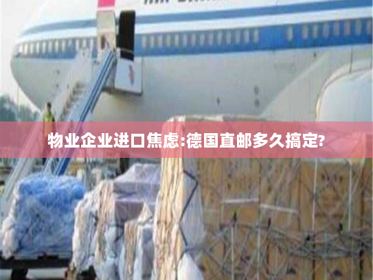 物业企业进口焦虑:德国直邮多久搞定?