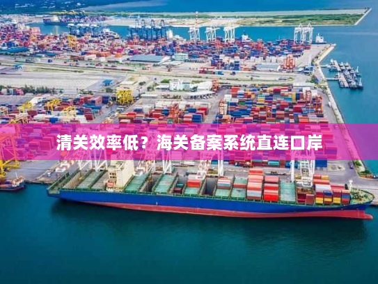 清关效率低?海关备案系统直连口岸 清关效率低?海关备案系统直连口岸
