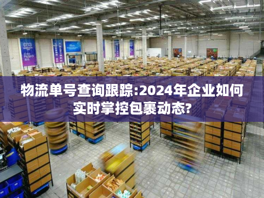 物流单号查询跟踪:2024年企业如何实时掌控包裹动态?