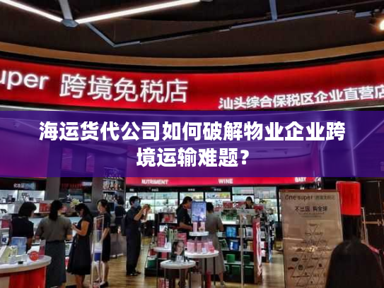 海运货代公司如何破解物业企业跨境运输难题？
