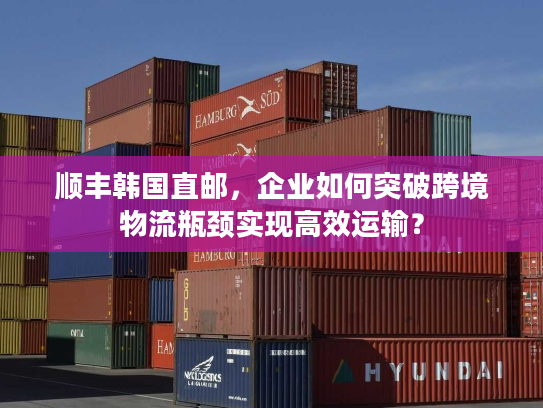 顺丰韩国直邮，企业如何突破跨境物流瓶颈实现高效运输？