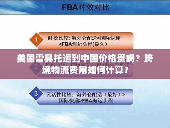 美国雪具托运到中国价格贵吗？跨境物流费用如何计算？