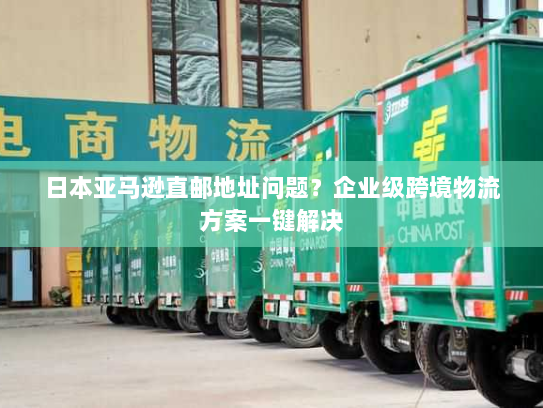 日本亚马逊直邮地址问题？企业级跨境物流方案一键解决