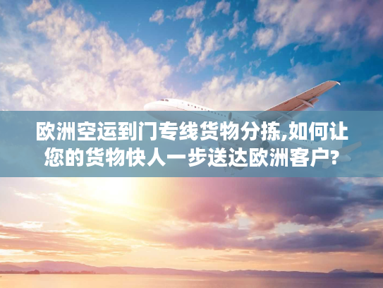 欧洲空运到门专线货物分拣,如何让您的货物快人一步送达欧洲客户?