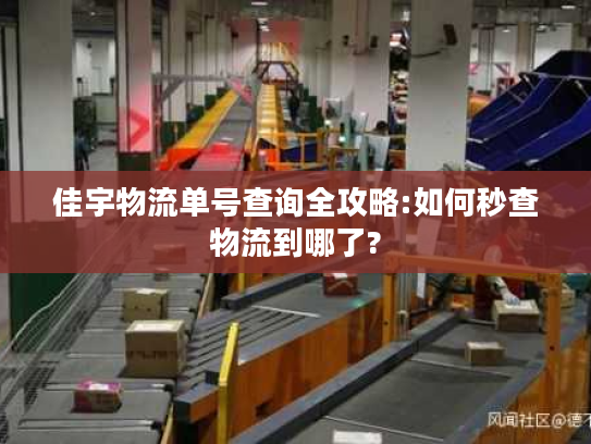 佳宇物流单号查询全攻略:如何秒查物流到哪了?