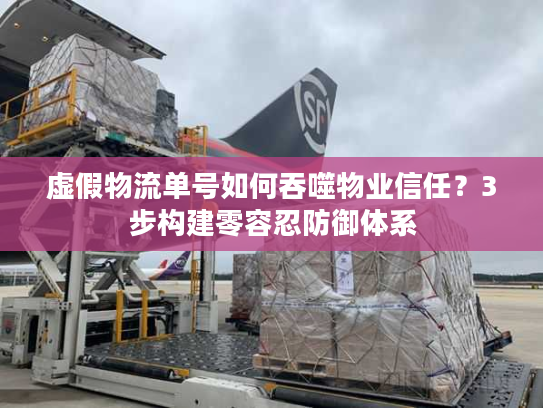 虚假物流单号如何吞噬物业信任?3步构建零容忍防御体系 虚假物流单号如何吞噬物业信任?3步构建零容忍防御体系