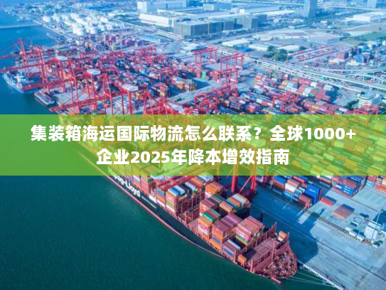 集装箱海运国际物流怎么联系？全球1000+企业2025年降本增效指南