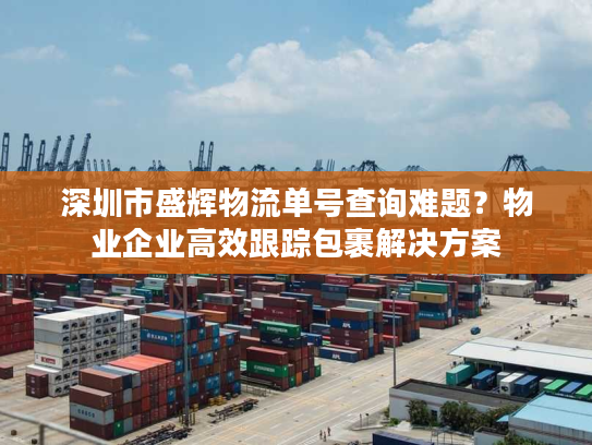 深圳市盛辉物流单号查询难题？物业企业高效跟踪包裹解决方案
