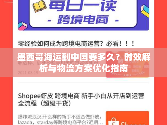墨西哥海运到中国要多久？时效解析与物流方案优化指南