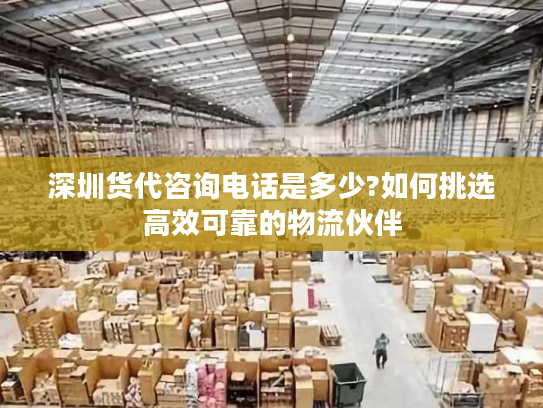 深圳货代咨询电话是多少?如何挑选高效可靠的物流伙伴