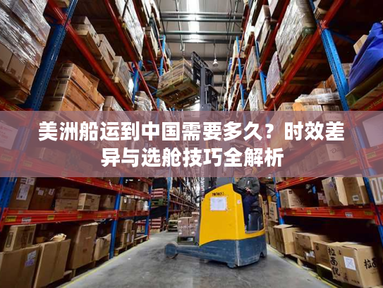 美洲船运到中国需要多久？时效差异与选舱技巧全解析