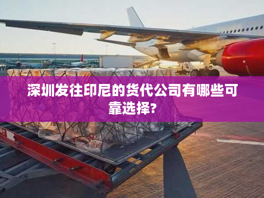 深圳发往印尼的货代公司有哪些可靠选择?