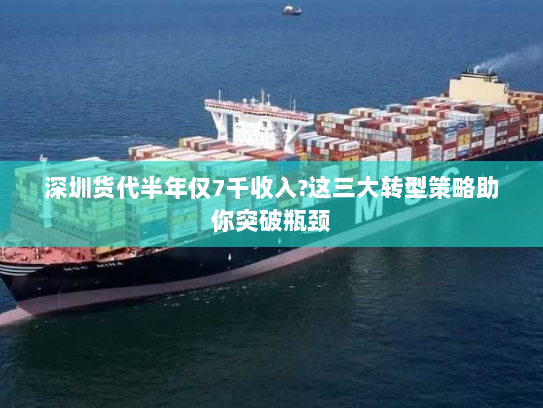 深圳货代半年仅7千收入?这三大转型策略助你突破瓶颈 深圳货代半年仅7千收入?这三大转型策略助你突破瓶颈