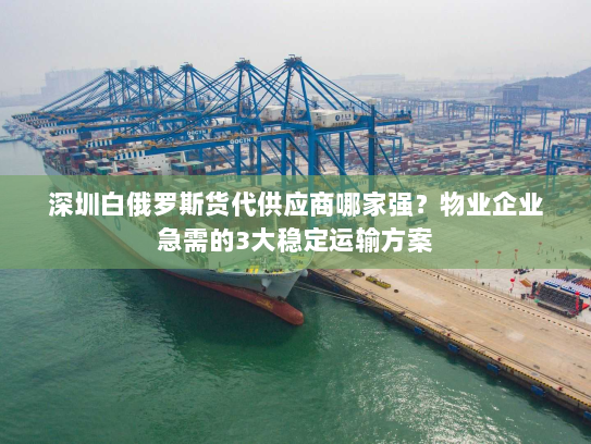 深圳白俄罗斯货代供应商哪家强？物业企业急需的3大稳定运输方案