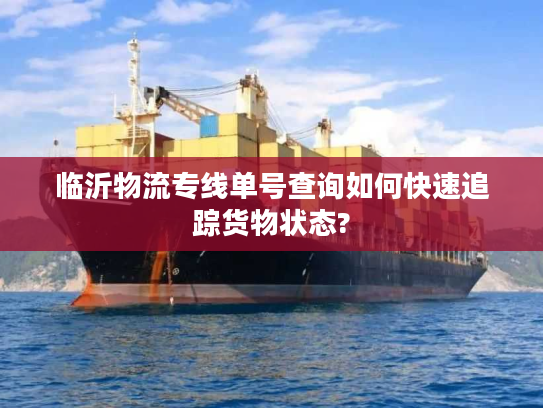 临沂物流专线单号查询如何快速追踪货物状态?