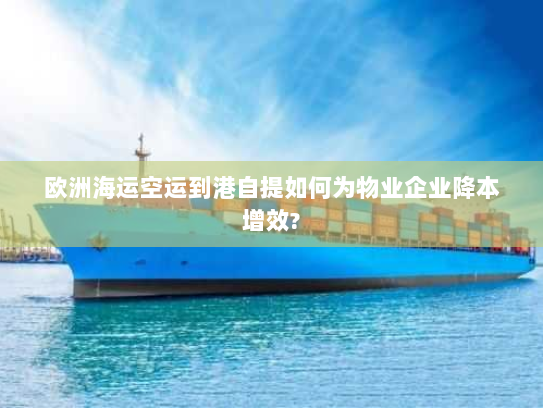 欧洲海运空运到港自提如何为物业企业降本增效?