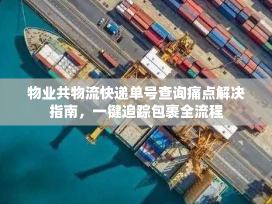 物业共物流快递单号查询痛点解决指南，一键追踪包裹全流程