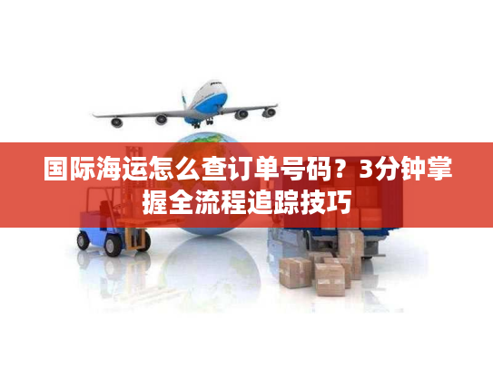 国际海运怎么查订单号码？3分钟掌握全流程追踪技巧