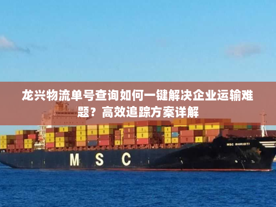 龙兴物流单号查询如何一键解决企业运输难题？高效追踪方案详解
