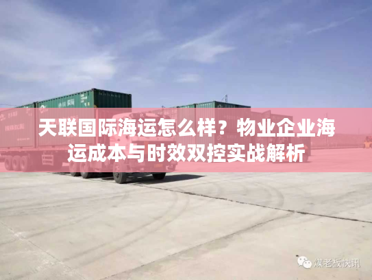 天联国际海运怎么样？物业企业海运成本与时效双控实战解析