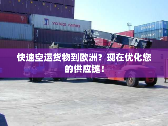 快速空运货物到欧洲?现在优化您的供应链! 快速空运货物到欧洲?现在优化您的供应链!