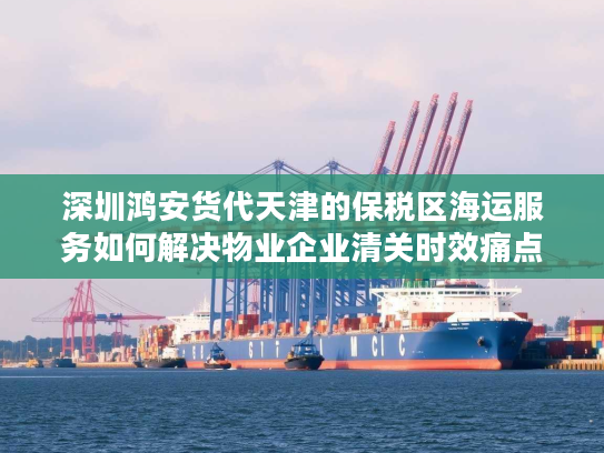 深圳鸿安货代天津的保税区海运服务如何解决物业企业清关时效痛点?