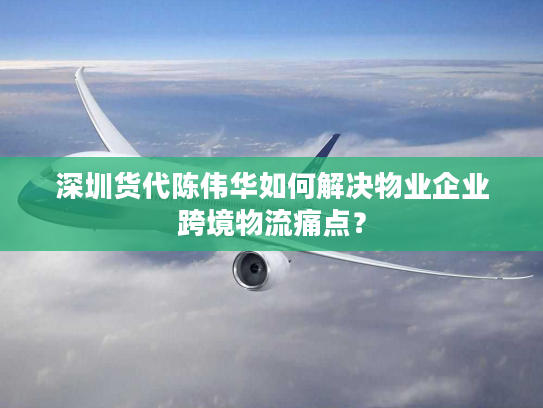 深圳货代陈伟华如何解决物业企业跨境物流痛点？