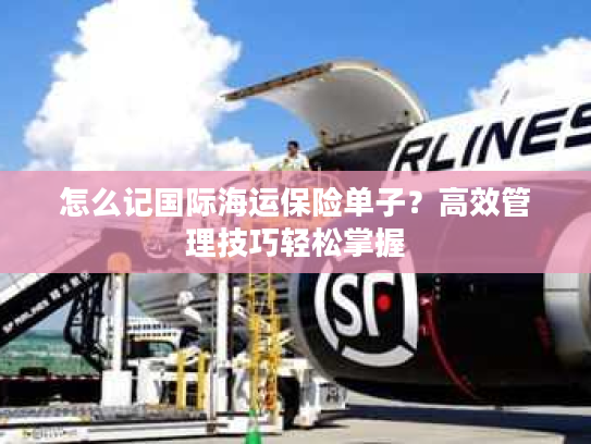 怎么记国际海运保险单子？高效管理技巧轻松掌握