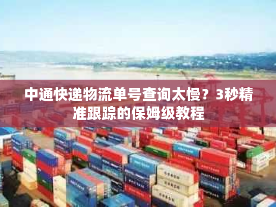 中通快递物流单号查询太慢?3秒精准跟踪的保姆级教程 中通快递物流单号查询太慢?3秒精准跟踪的保姆级教程