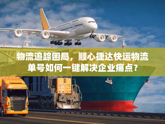 物流追踪困局，顺心捷达快运物流单号如何一键解决企业痛点？