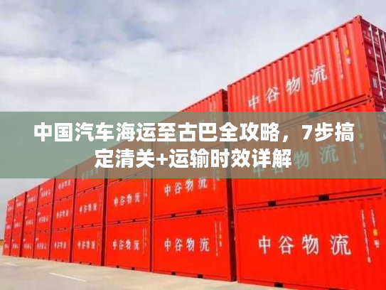 中国汽车海运至古巴全攻略，7步搞定清关+运输时效详解