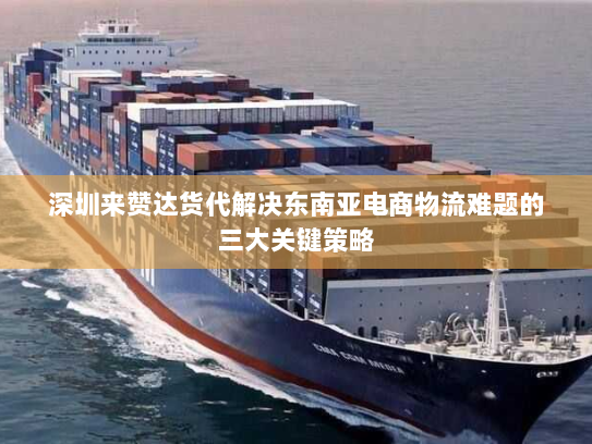 深圳来赞达货代解决东南亚电商物流难题的三大关键策略