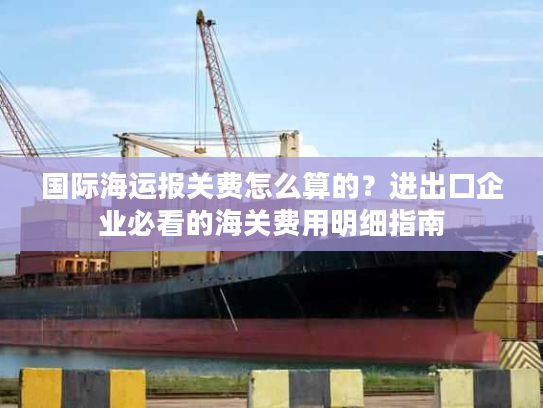 国际海运报关费怎么算的？进出口企业必看的海关费用明细指南