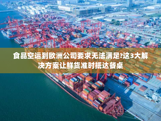 食品空运到欧洲公司要求无法满足?这3大解决方案让鲜货准时抵达餐桌