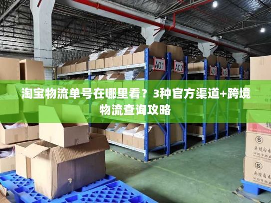 淘宝物流单号在哪里看？3种官方渠道+跨境物流查询攻略