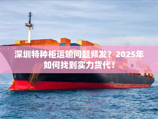 深圳特种柜运输问题频发？2025年如何找到实力货代！