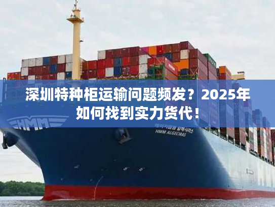 深圳特种柜运输问题频发？2025年如何找到实力货代！