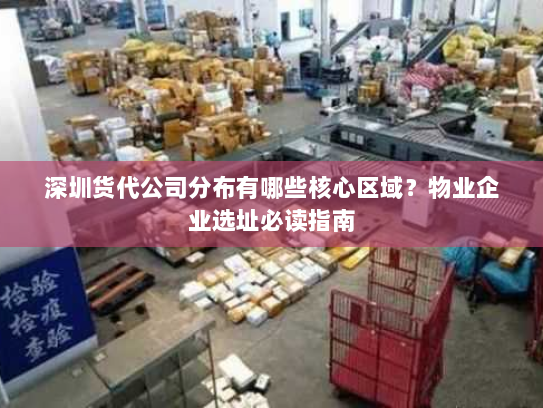 深圳货代公司分布有哪些核心区域？物业企业选址必读指南