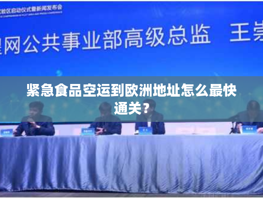 紧急食品空运到欧洲地址怎么最快通关? 紧急食品空运到欧洲地址怎么最快通关?