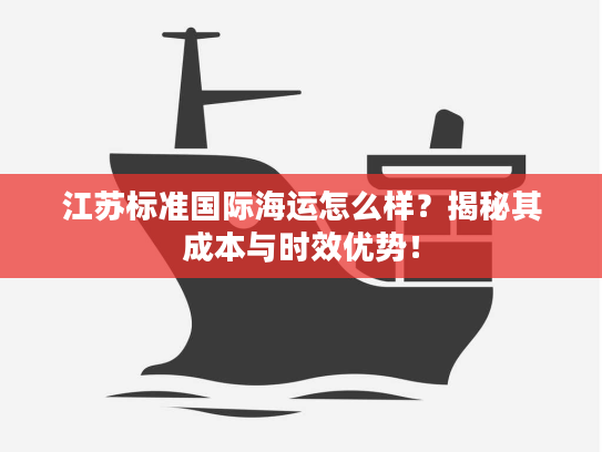 江苏标准国际海运怎么样？揭秘其成本与时效优势！
