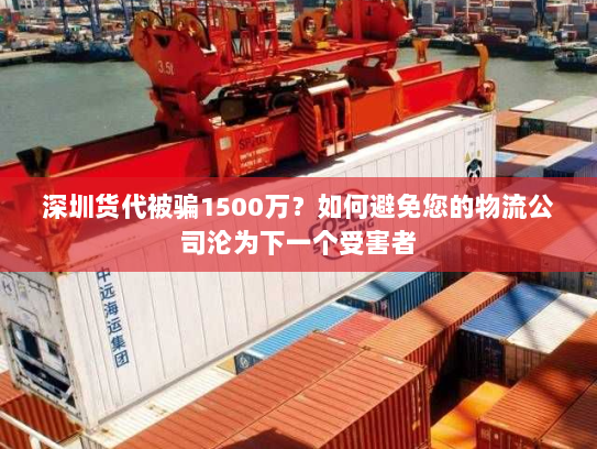 深圳货代被骗1500万？如何避免您的物流公司沦为下一个受害者