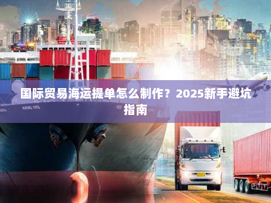 国际贸易海运提单怎么制作？2025新手避坑指南