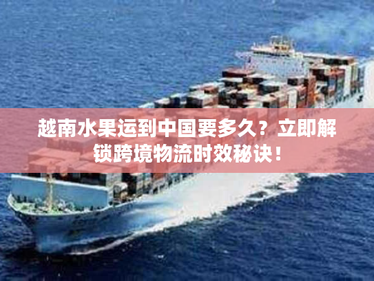 越南水果运到中国要多久？立即解锁跨境物流时效秘诀！
