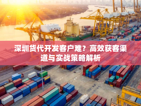 深圳货代开发客户难？高效获客渠道与实战策略解析