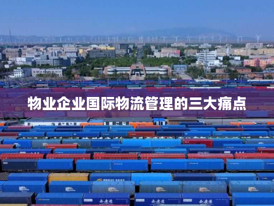 物业企业国际物流管理的三大痛点