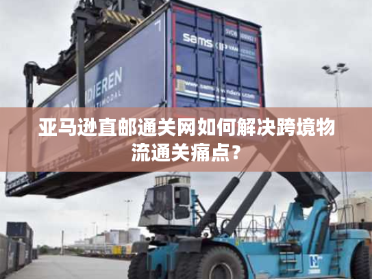 亚马逊直邮通关网如何解决跨境物流通关痛点？