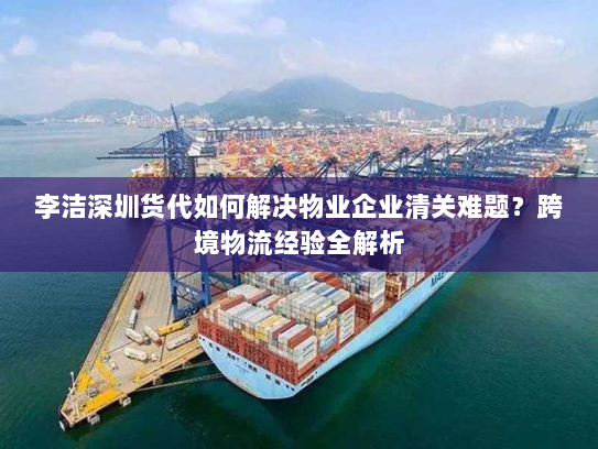 李洁深圳货代如何解决物业企业清关难题？跨境物流经验全解析